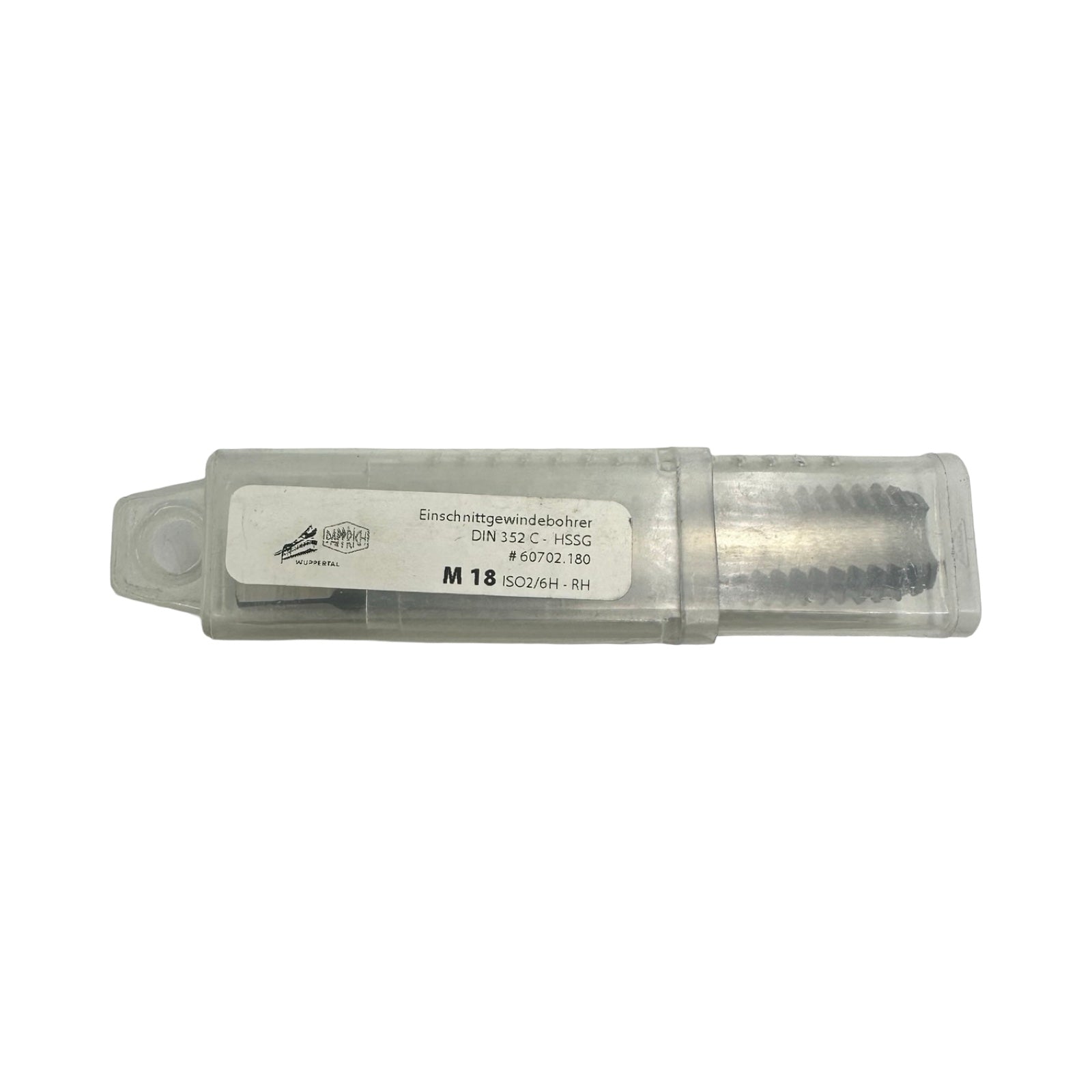 M18 Gewindebohrer DIN352-C HSSG ISO2/6H RH Maschinengewindebohrer