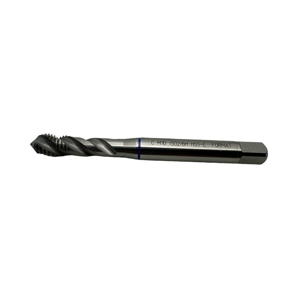 2x FORMAT M10 Maschinengewindebohrer HSS-E DIN371 ISO2/6H Spiralbohrer