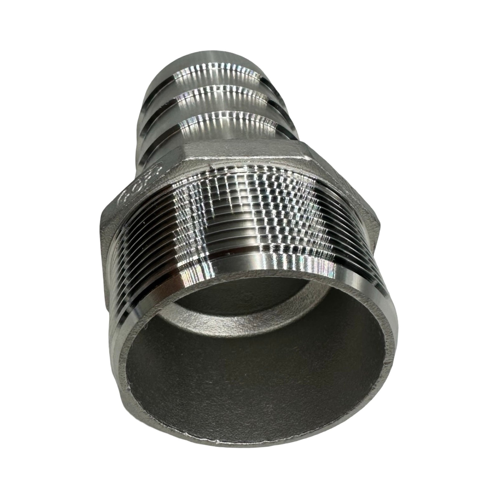 GF+ Edelstahl Schlauchtülle AG Außengewinde Hose Barb Fitting für 50mm Schlauch