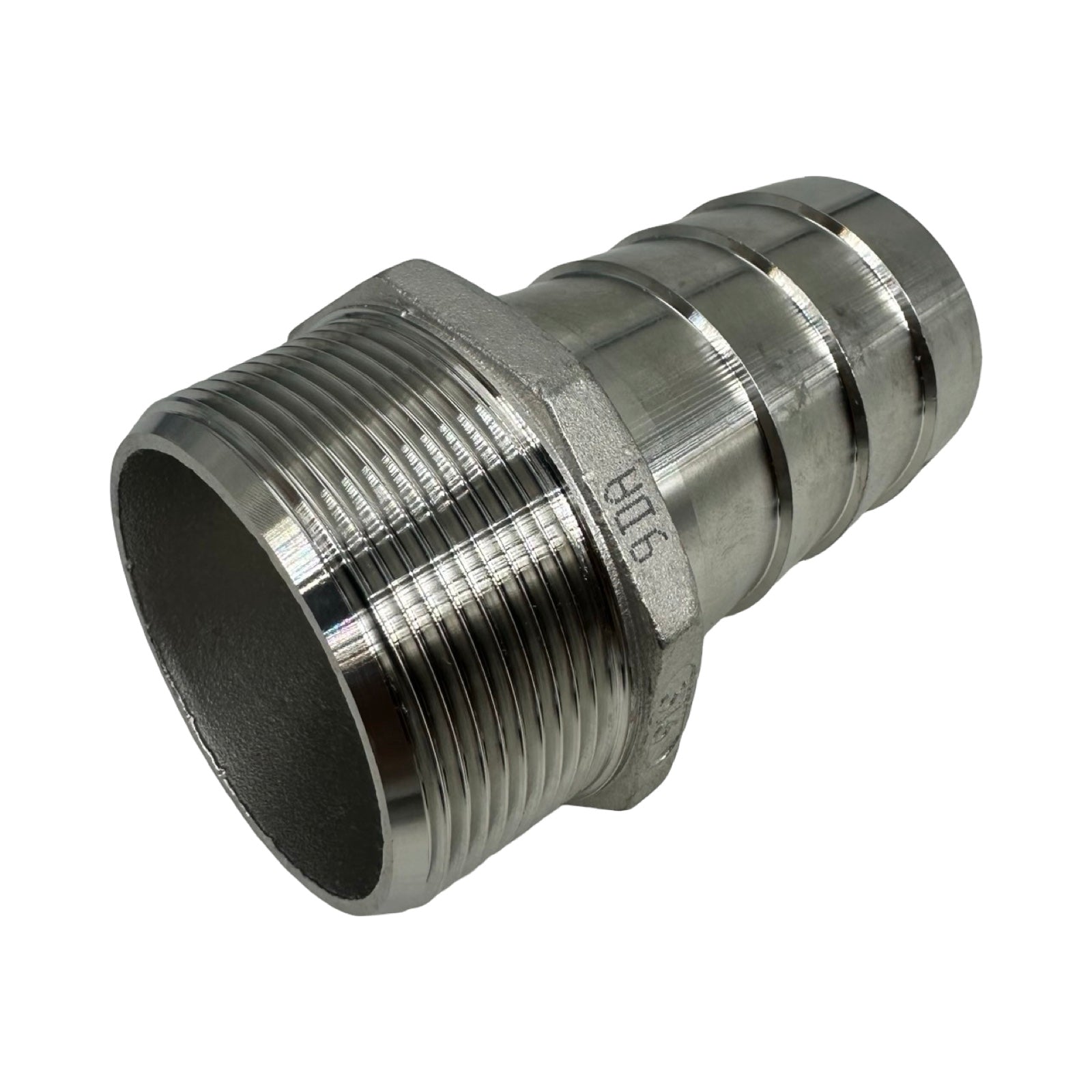 GF+ Edelstahl Schlauchtülle AG Außengewinde Hose Barb Fitting für 50mm Schlauch