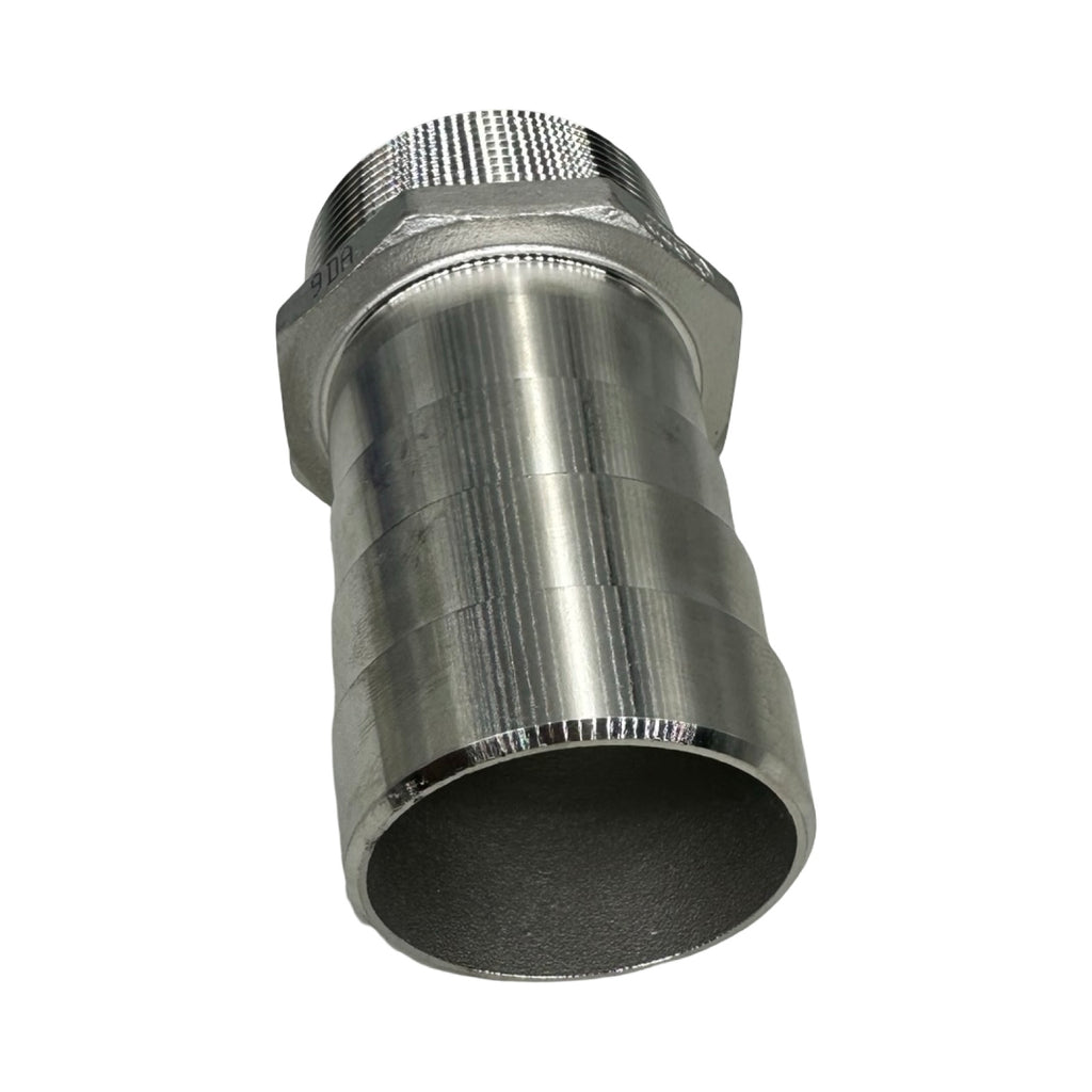 GF+ Edelstahl Schlauchtülle AG Außengewinde Hose Barb Fitting für 50mm Schlauch