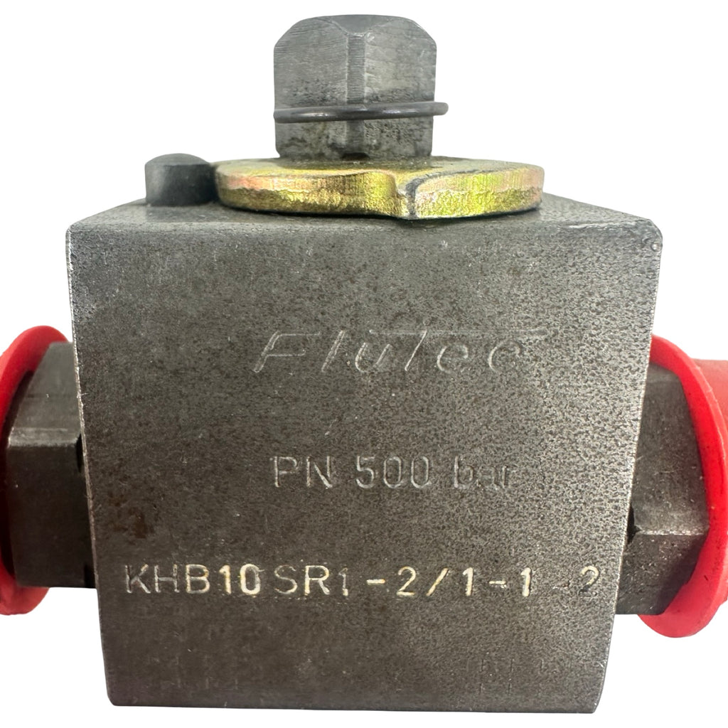 Fiutec KHB10SR1-2/1-1-2 Hydraulik Kugelhahn PN500 bar Absperrventil