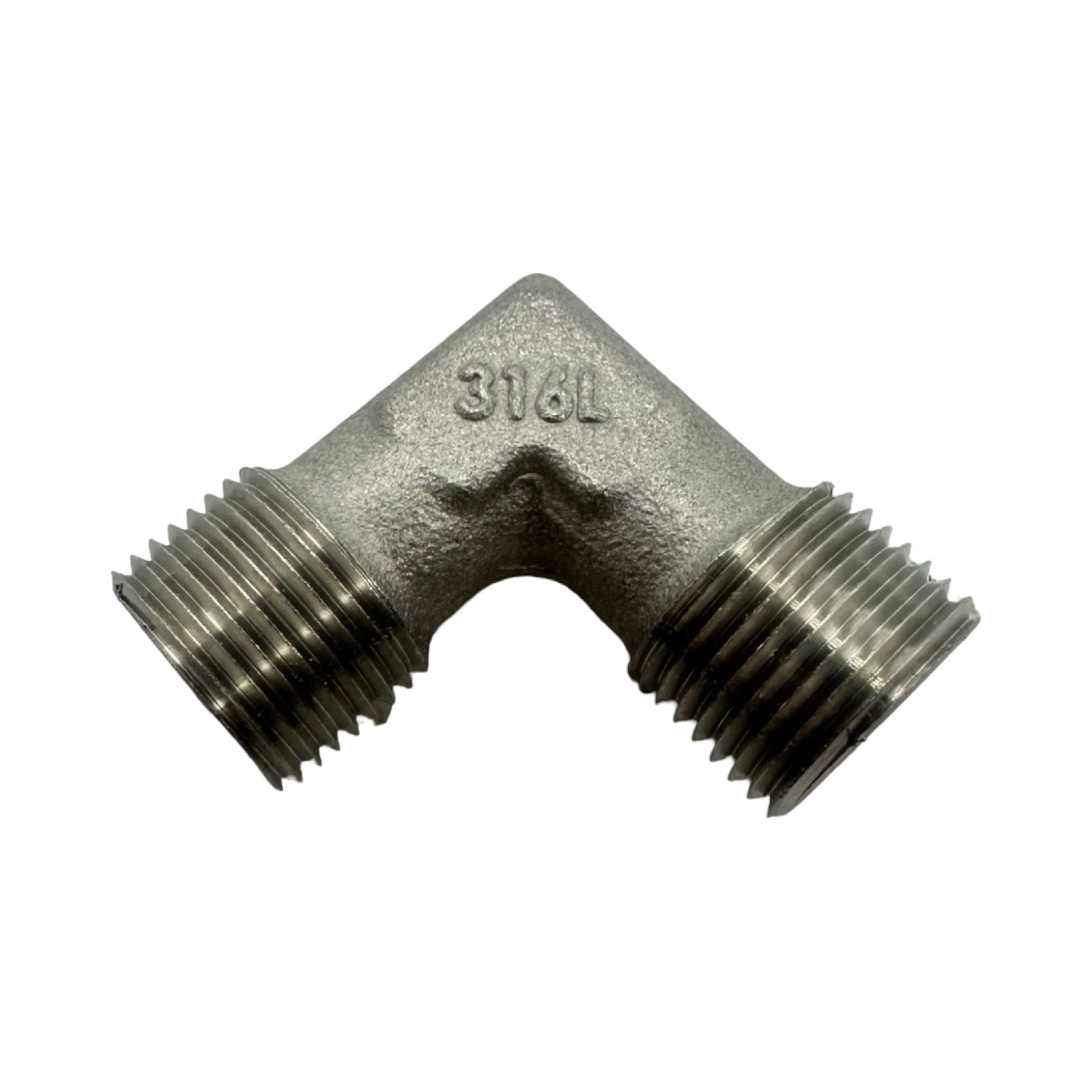 2x Parker Legris 18020800 Winkel Einschraubverschraubung Edelstahl