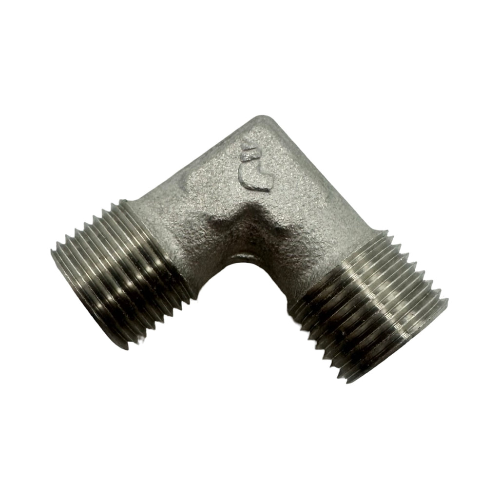 2x Parker Legris 18020800 Winkel Einschraubverschraubung Edelstahl