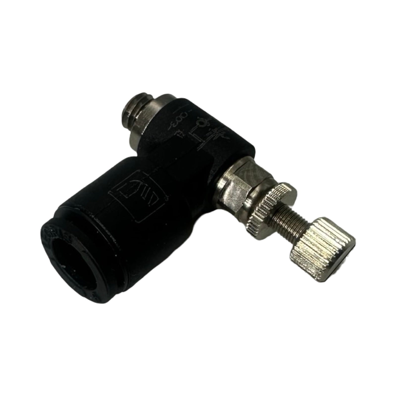 10x Parker Legris 76690619 Drosselrückschlagventil Pneumatik Winkel