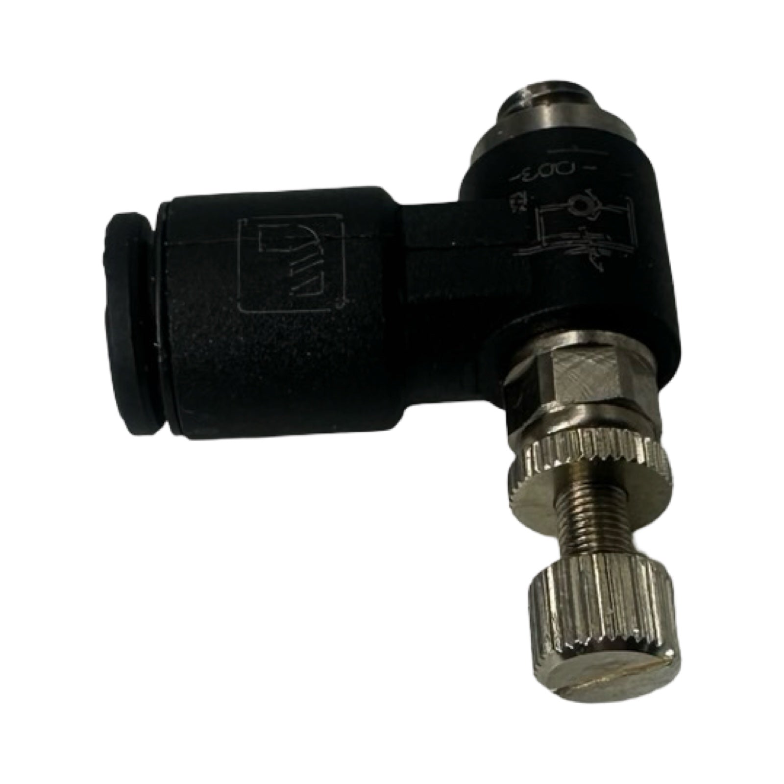 10x Parker Legris 76690619 Drosselrückschlagventil Pneumatik Winkel