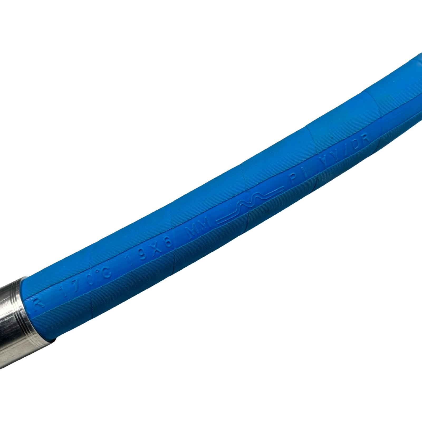 MS FR3TE-12 Edelstahl Hygieneschlauch DN19 71cm Industrieschlauch Blau