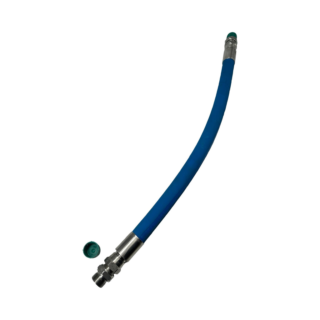 MS FR3TE-12 Edelstahl Hygieneschlauch DN19 71cm Industrieschlauch Blau