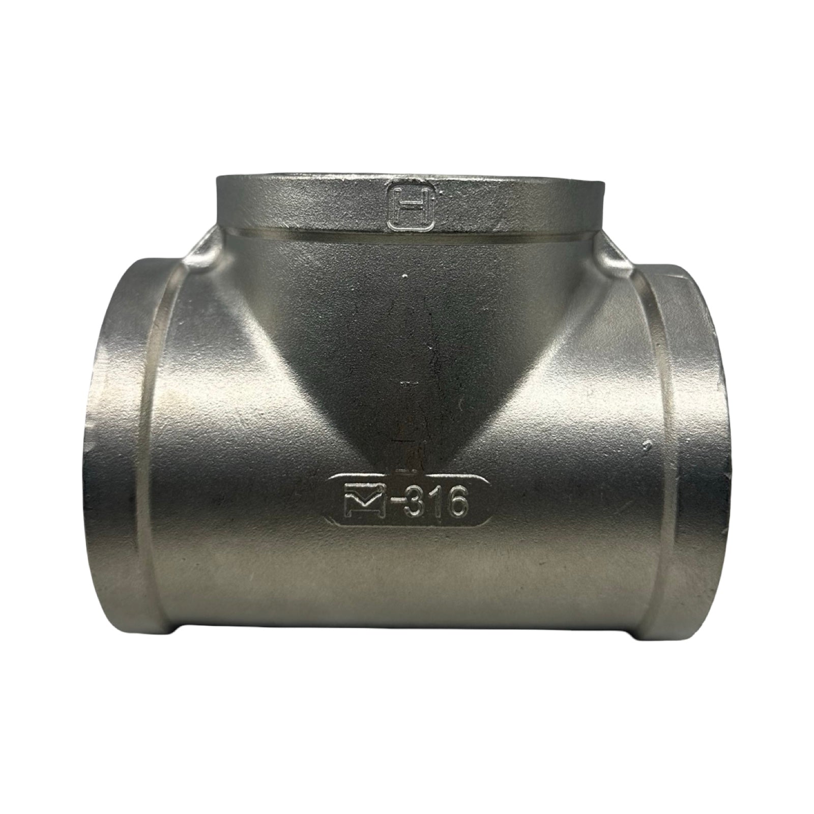 T-Stück NR130-3/VA Edelstahl 3 Zoll Innengewinde IG Rohrfitting Neu