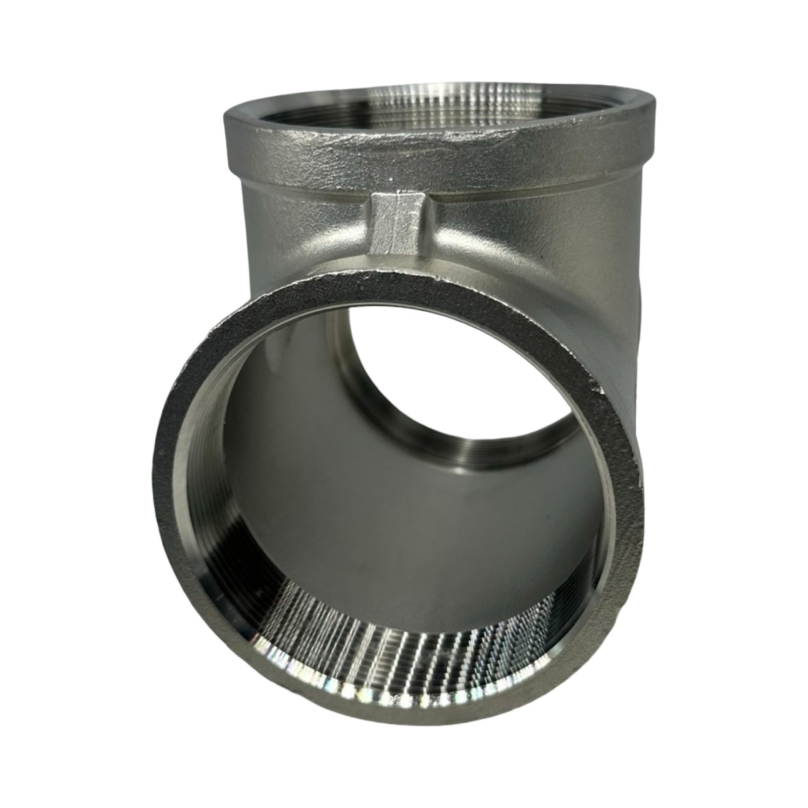 T-Stück NR130-3/VA Edelstahl 3 Zoll Innengewinde IG Rohrfitting Neu