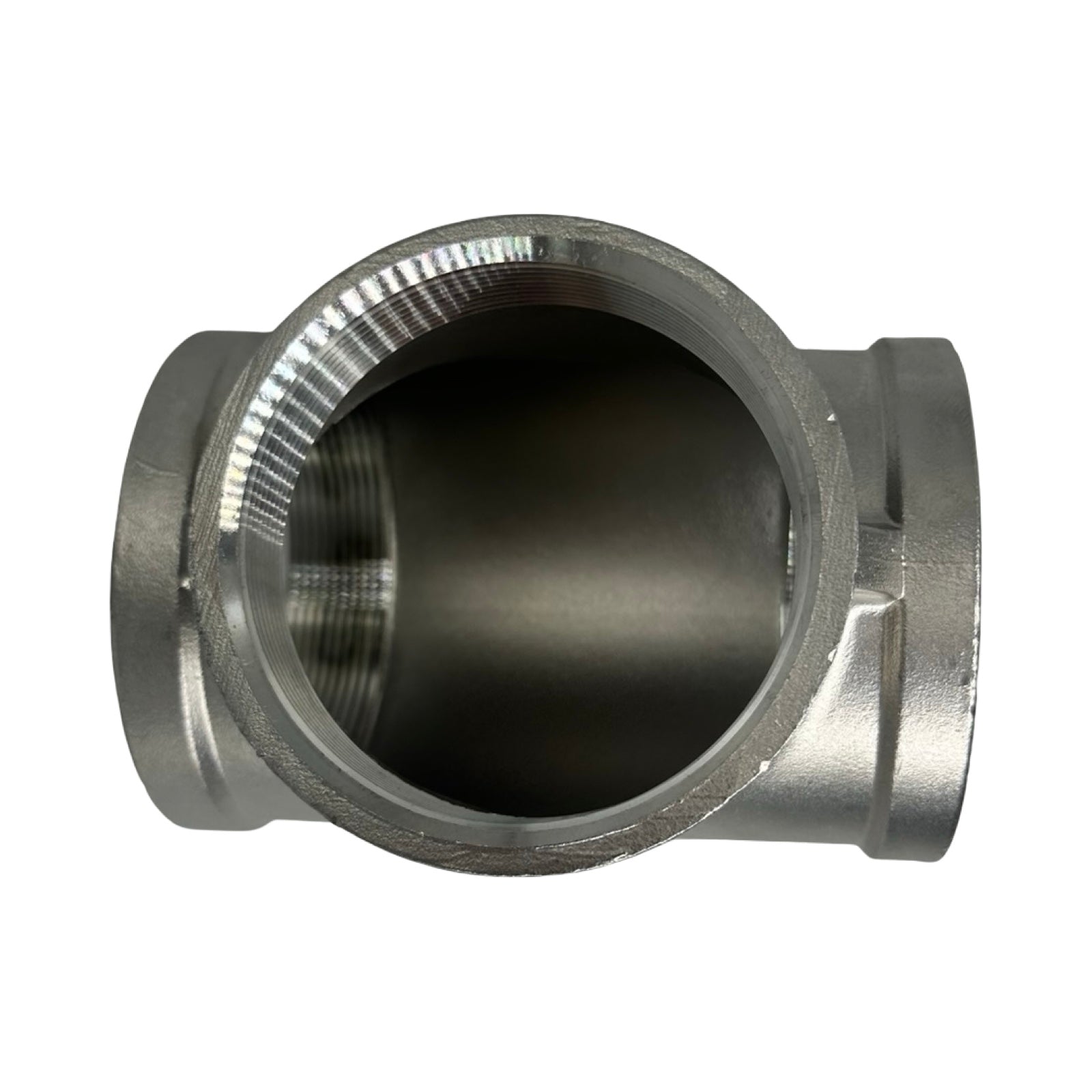 T-Stück NR130-3/VA Edelstahl 3 Zoll Innengewinde IG Rohrfitting Neu