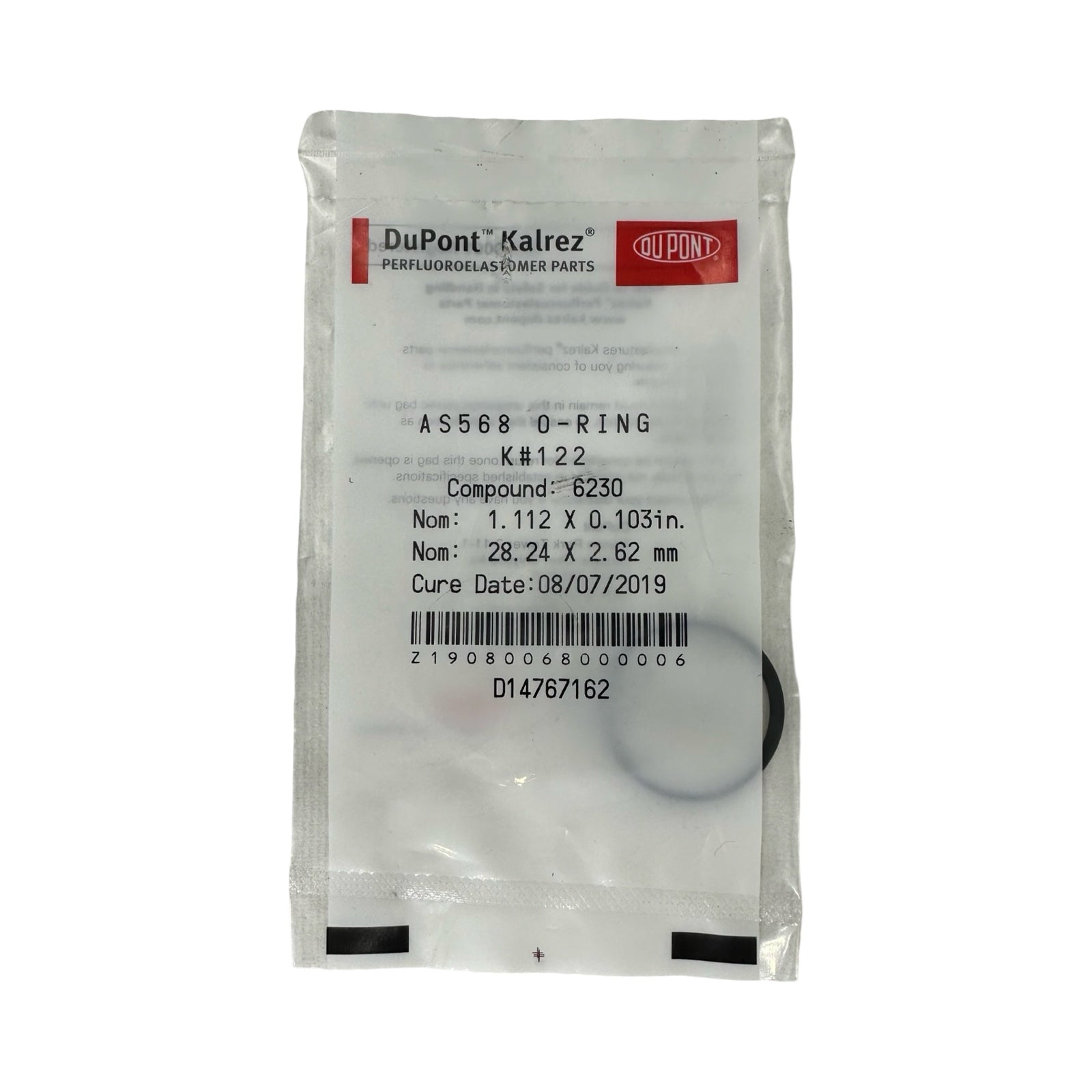 DuPont Kalrez AS568 K122 O-Ring 28,24x2,62 mm Compound 6230 FFKM Dichtung