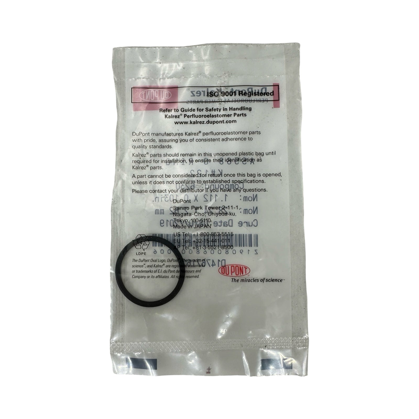 DuPont Kalrez AS568 K122 O-Ring 28,24x2,62 mm Compound 6230 FFKM Dichtung