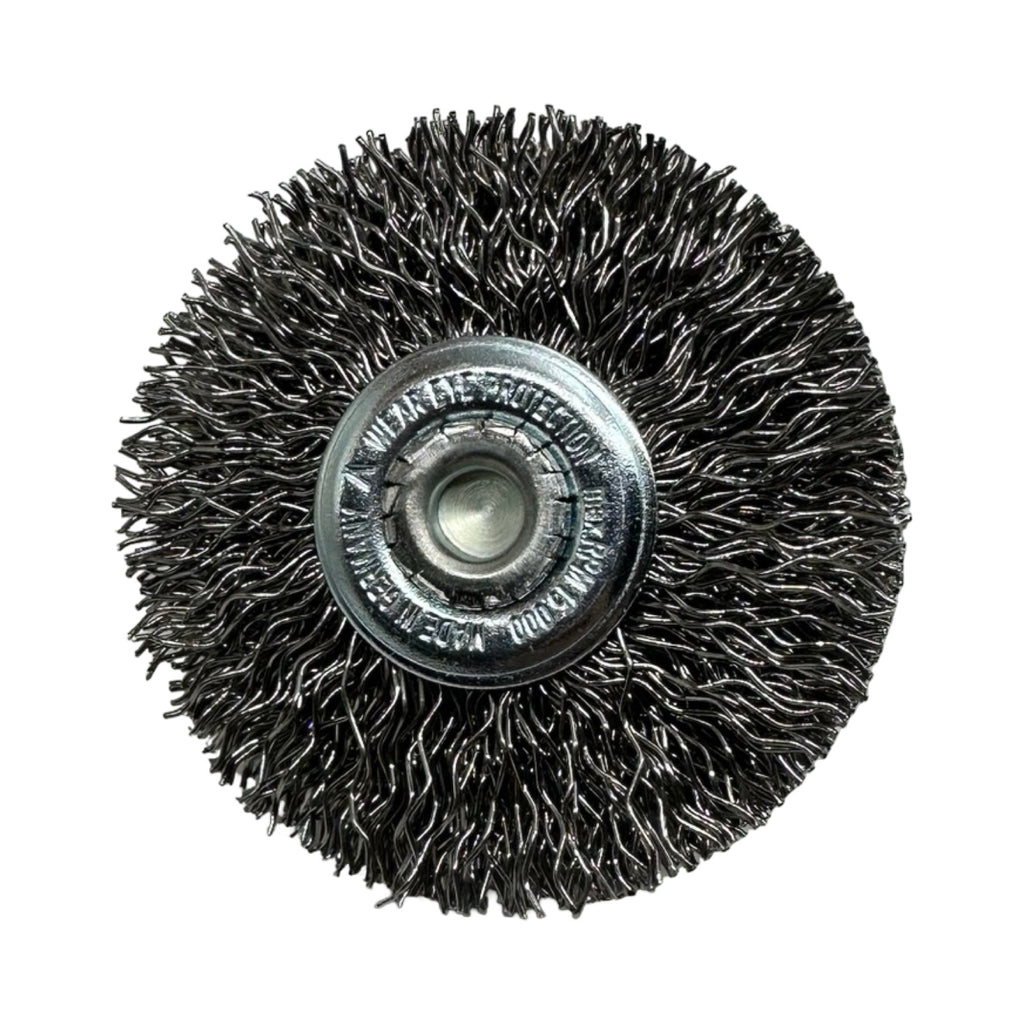 10x LESSMANN Rundbürste mit Schaft 60mm 6mm Stahldraht 0,50 mm Art. 416194