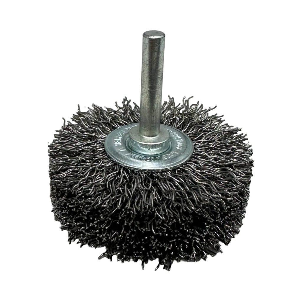 10x LESSMANN Rundbürste mit Schaft 60mm 6mm Stahldraht 0,50 mm Art. 416194