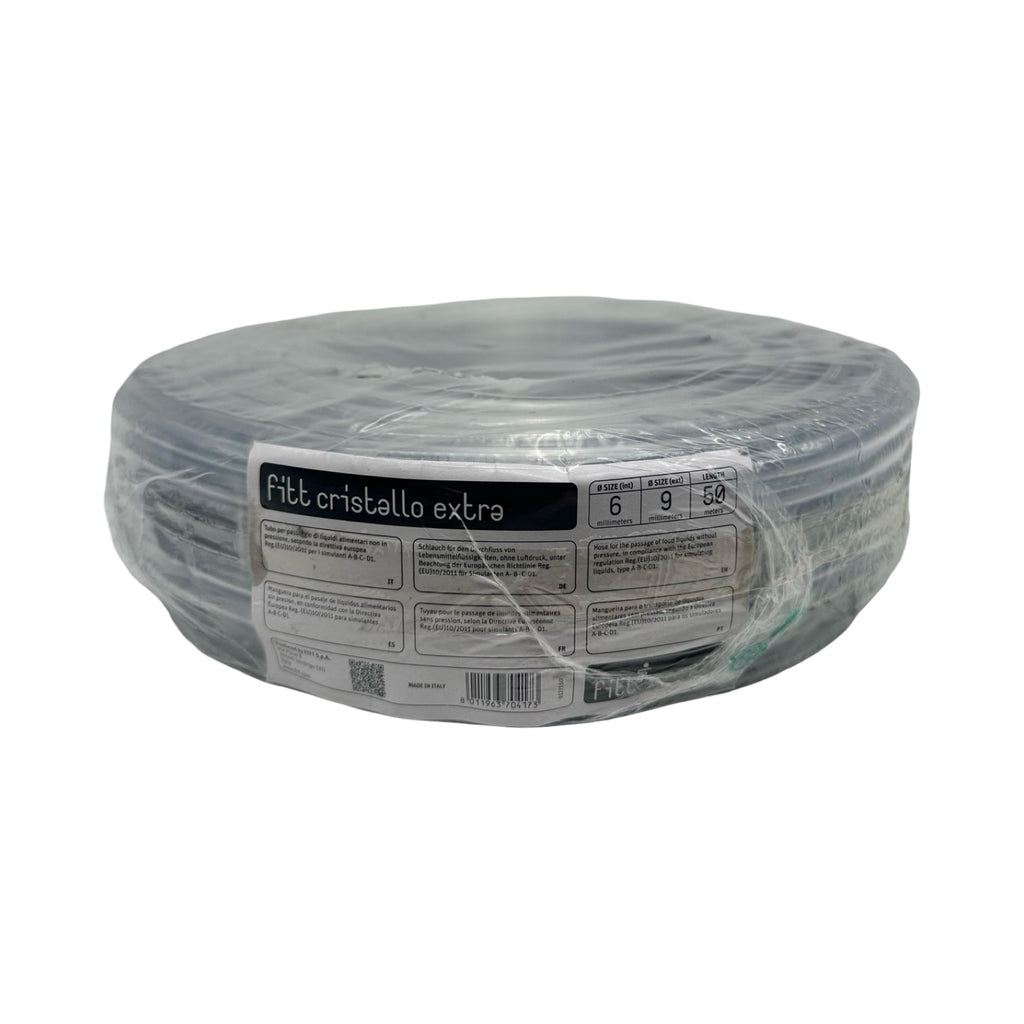 FITT Cristallo Extra PVC Schlauch 6x9mm 50m lebensmittelecht transparent klar