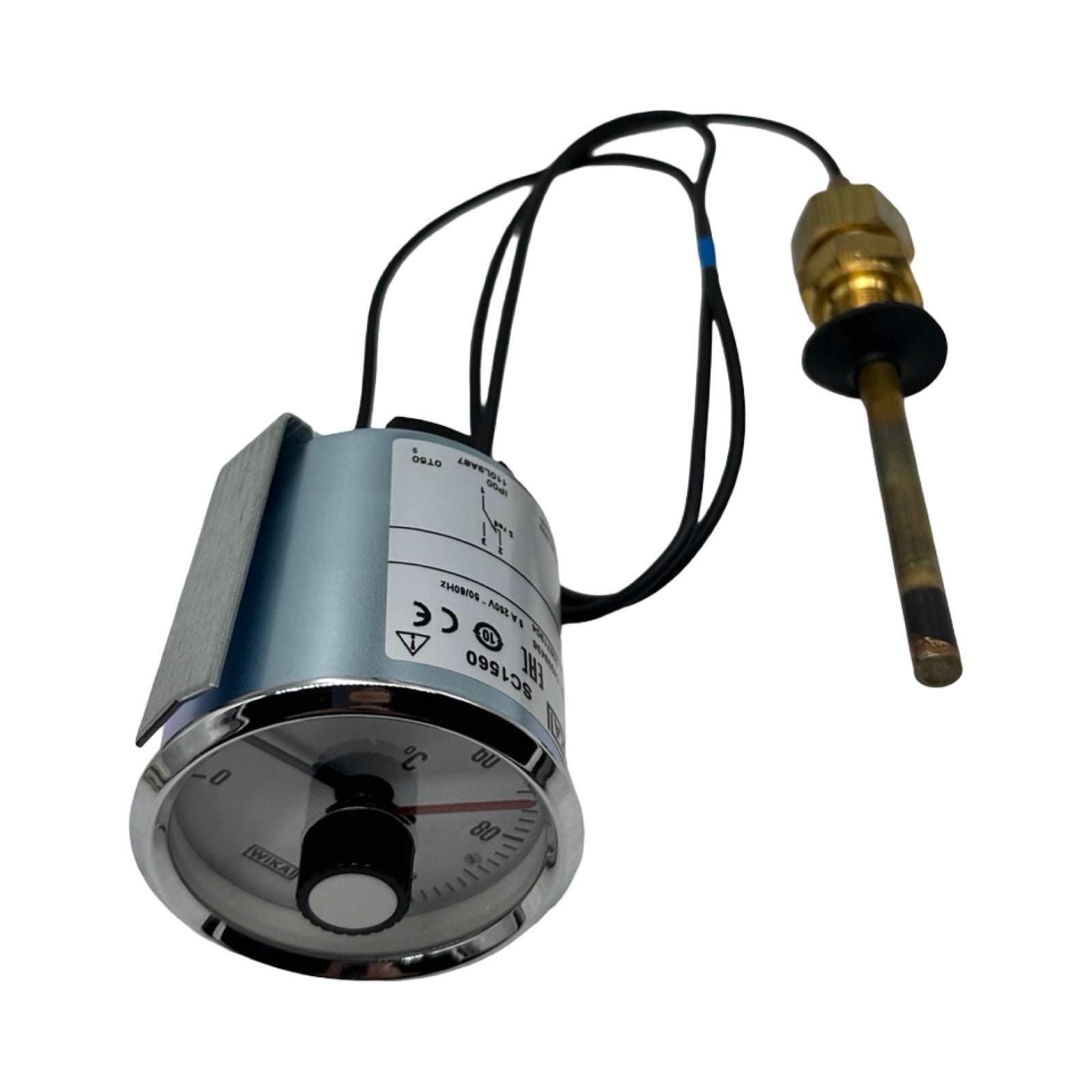 Wika SC1560 Temperaturregler 0–100°C Bimetall Thermostat 14339436 neu