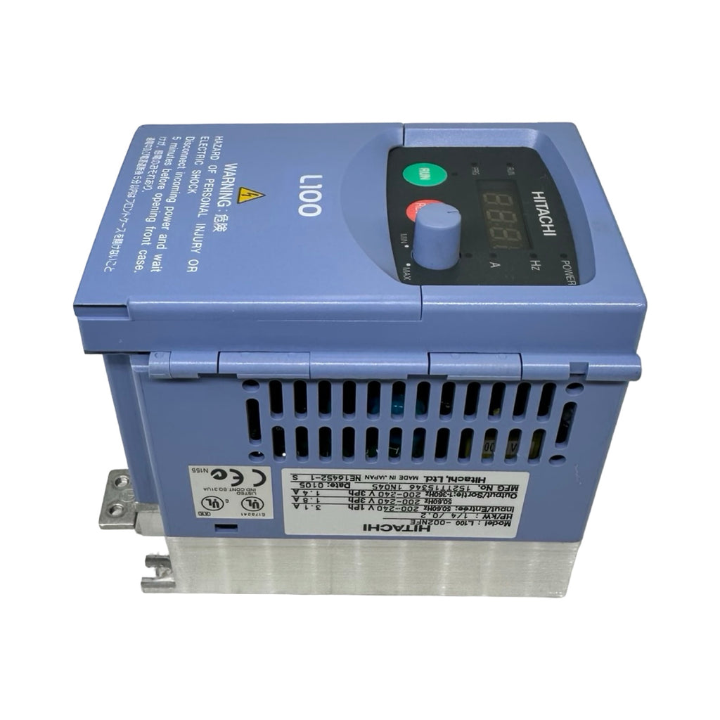 Hitachi L100-005NFE Frequenzumrichter 0,55kW 200-240V VFD Inverter Umrichter