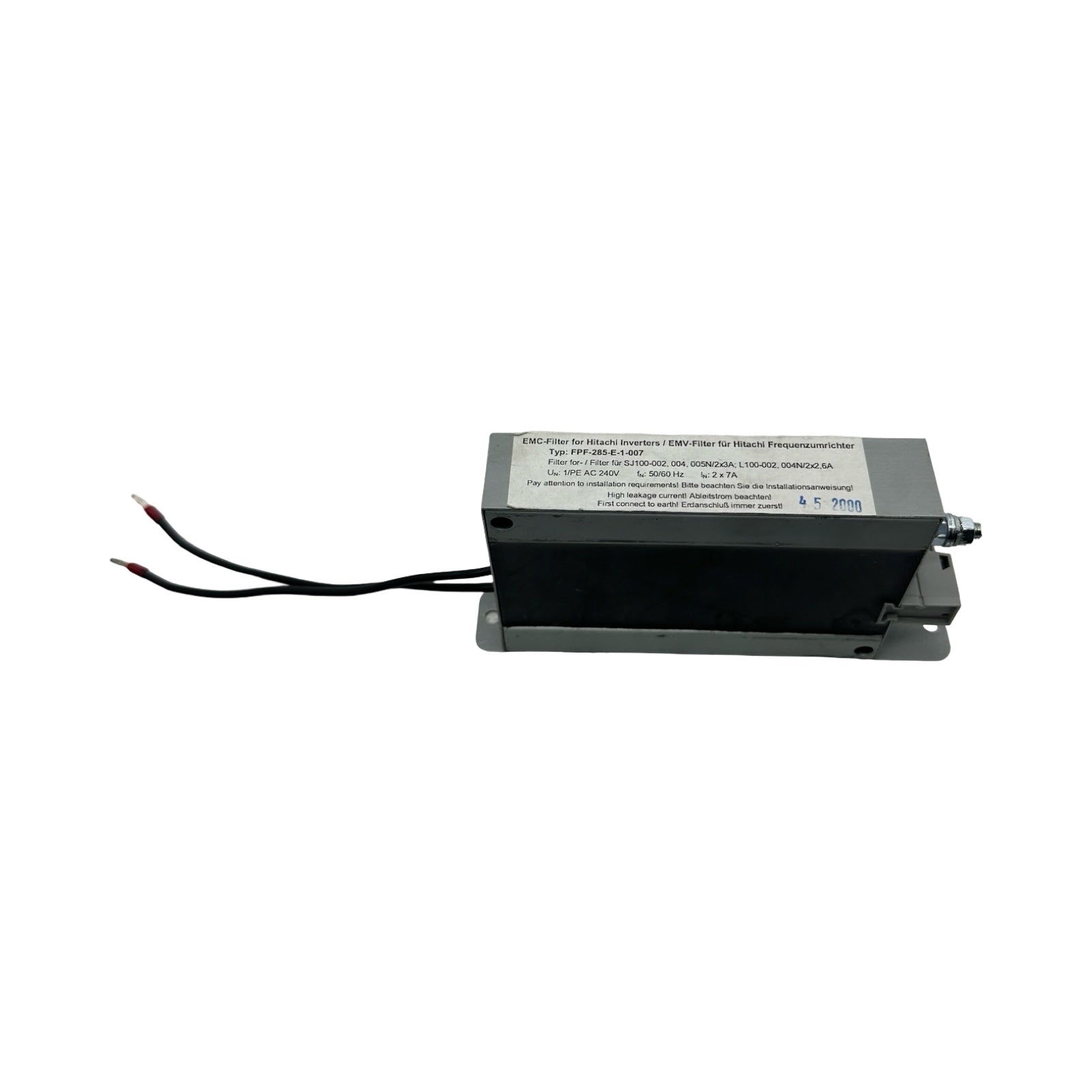Hitachi EMC Filter FPF-285-E-1-007 EMV Filter für Frequenzumrichter L100 SJ100