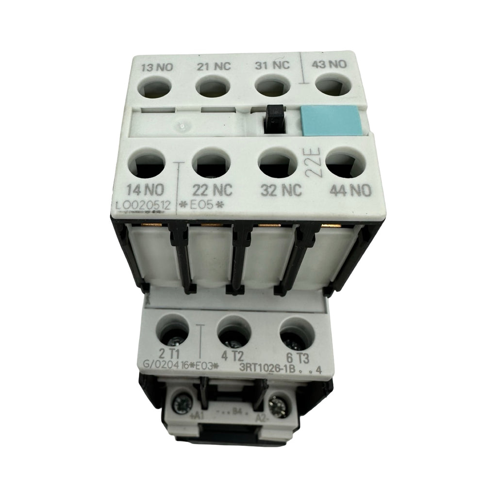 2x Siemens 3RT1026-1B Leistungsschütz 25A 230V AC + 3RH1921-1HA22 Hilfskontakt