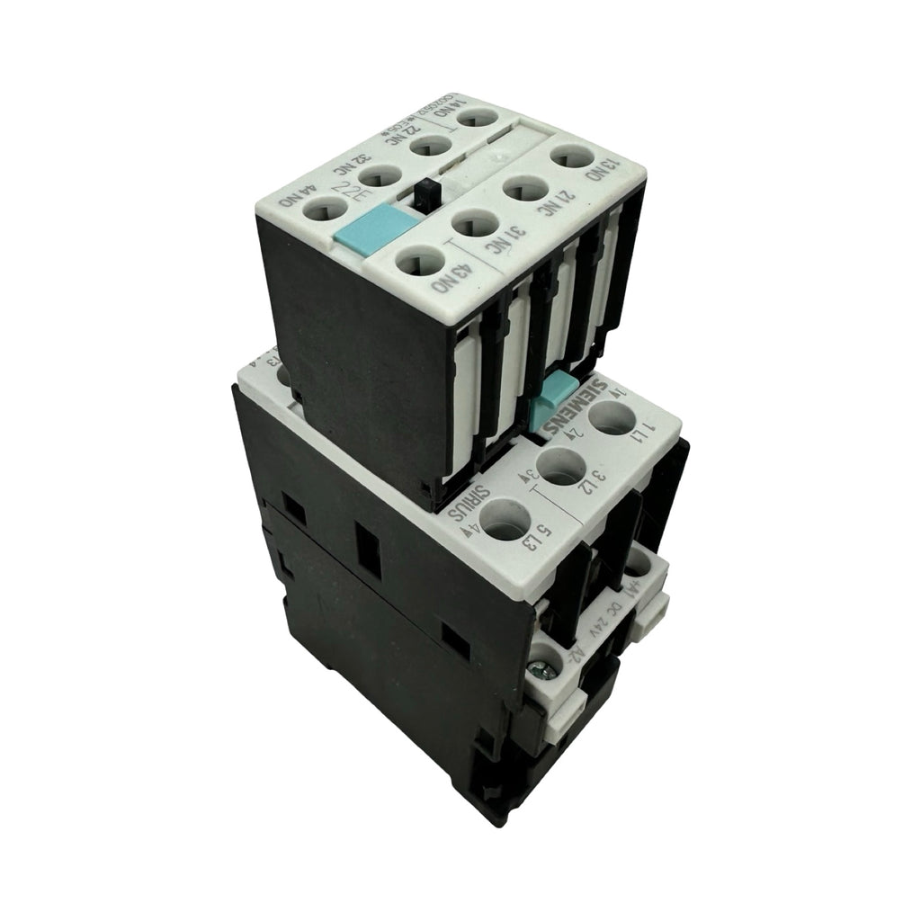 2x Siemens 3RT1026-1B Leistungsschütz 25A 230V AC + 3RH1921-1HA22 Hilfskontakt