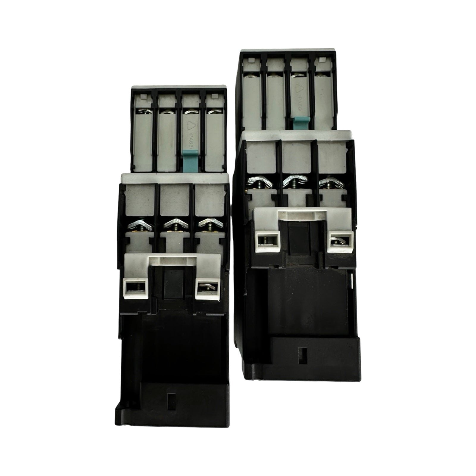 2x Siemens 3RT1026-1B Leistungsschütz 25A 230V AC + 3RH1921-1HA22 Hilfskontakt
