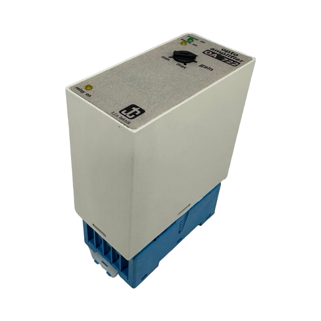 T.J.C. Teknik OA722 Opto Amplifier OA722NP Sensorverstärker 24V mit Finder 90.21
