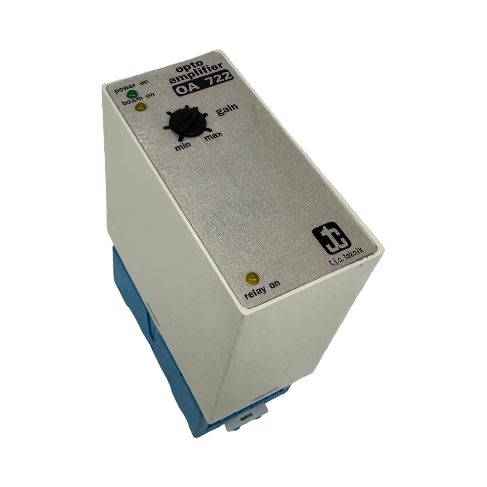 T.J.C. Teknik OA722 Opto Amplifier OA722NP Sensorverstärker 24V mit Finder 90.21