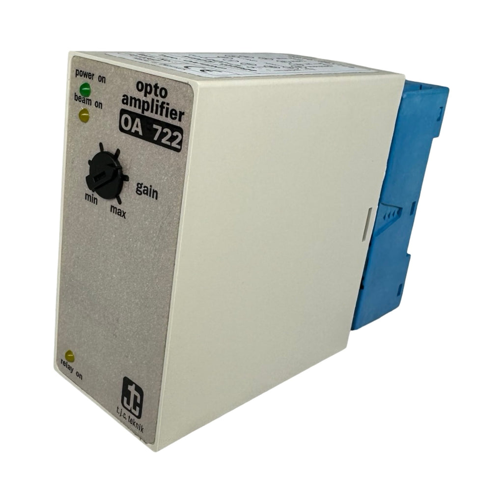 T.J.C. Teknik OA722 Opto Amplifier OA722NP Sensorverstärker 24V mit Finder 90.21