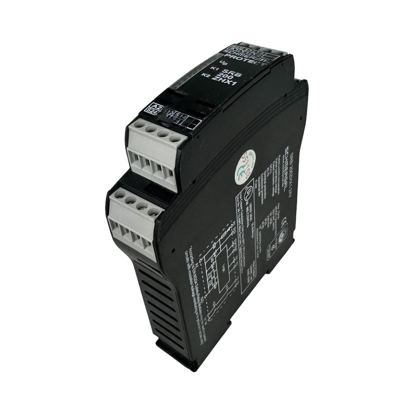 Schmersal SRB 200ZHX1-24V Sicherheitsrelais Safety Relay Modul 24VDC 2 NO