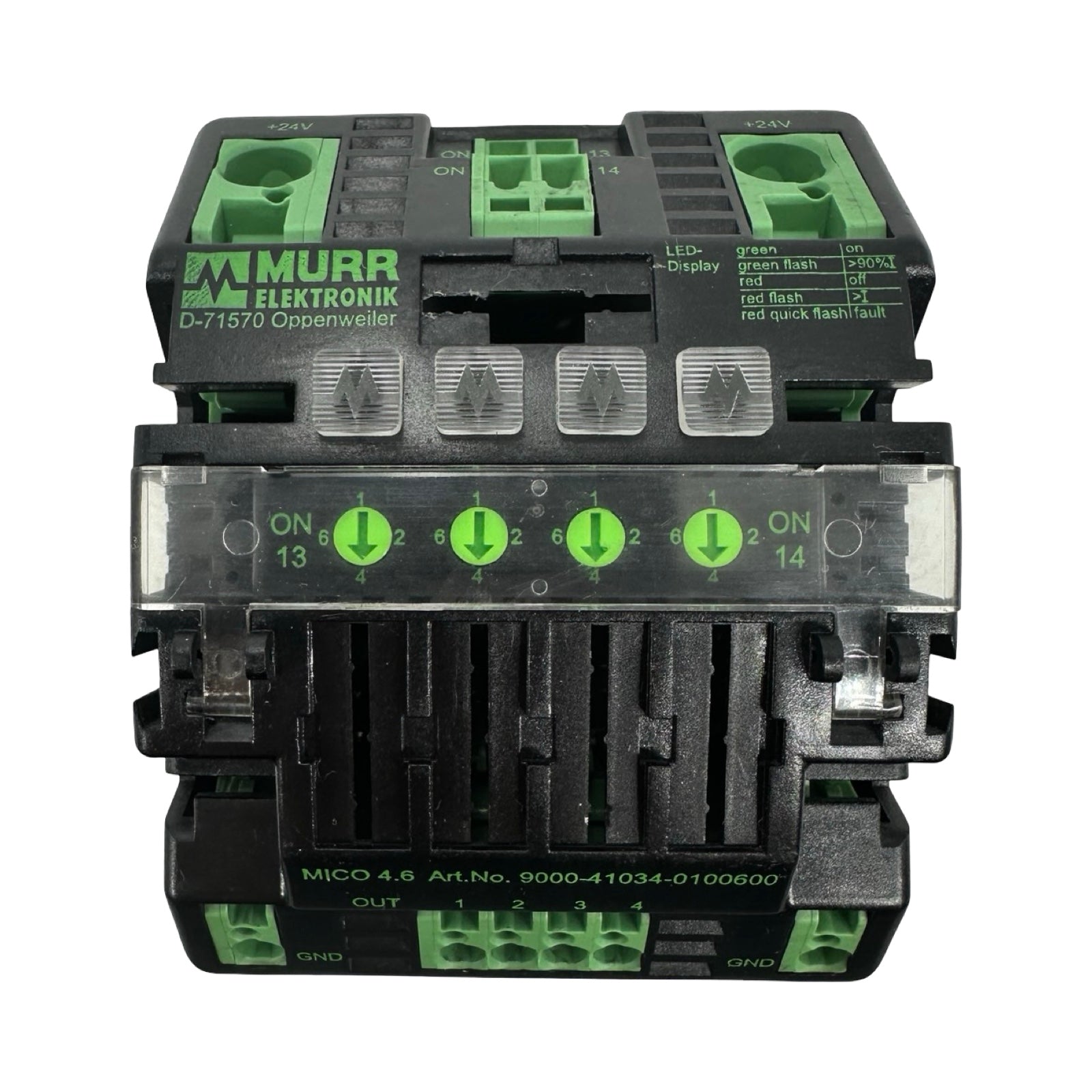 Murr MICO 4.6 9000-41034-0100600 elektronisches Sicherungsmodul 24VDC