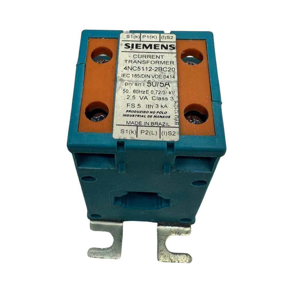 Siemens 4NC5112-2BC20 Stromwandler Current Transformer 50/5A 2,5VA Klasse 3