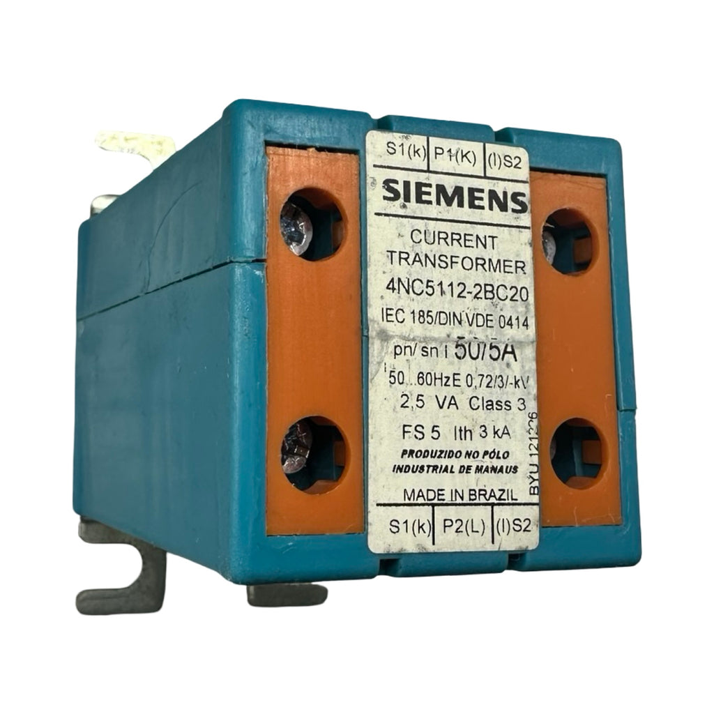 Siemens 4NC5112-2BC20 Stromwandler Current Transformer 50/5A 2,5VA Klasse 3