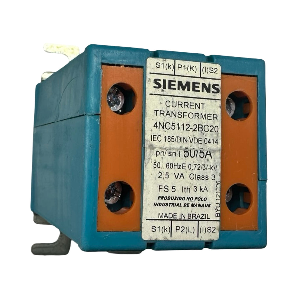 Siemens 4NC5112-2BC20 Stromwandler Current Transformer 50/5A 2,5VA Klasse 3