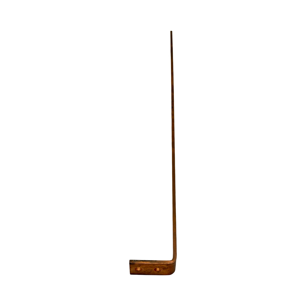 Kupfer 4x 9mm 8x 11mm gebogen 597x30x5mm 0,8kg Cu Schiene Kupferschiene Leiste