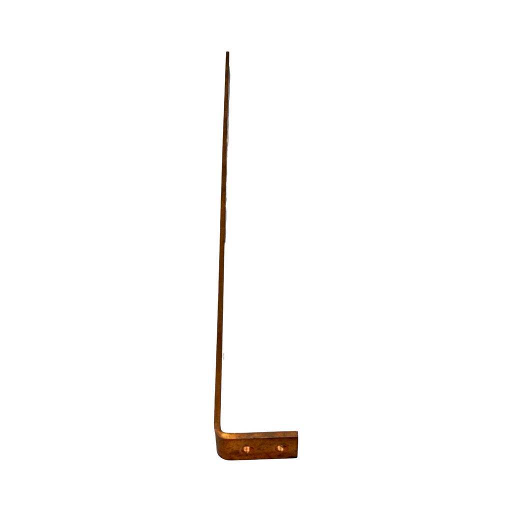 Kupfer 4x 9mm 8x 11mm gebogen 597x30x5mm 0,8kg Cu Schiene Kupferschiene Leiste