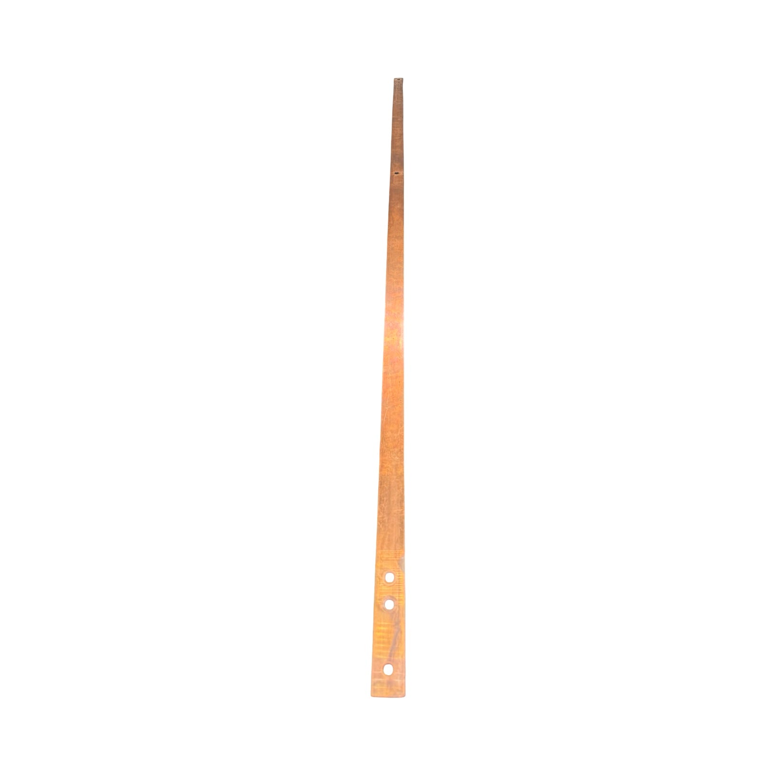 Kupfer Flachstange 1575x30x5mm 2,05kg Cu 5x 8mm Stromschiene Lochleiste