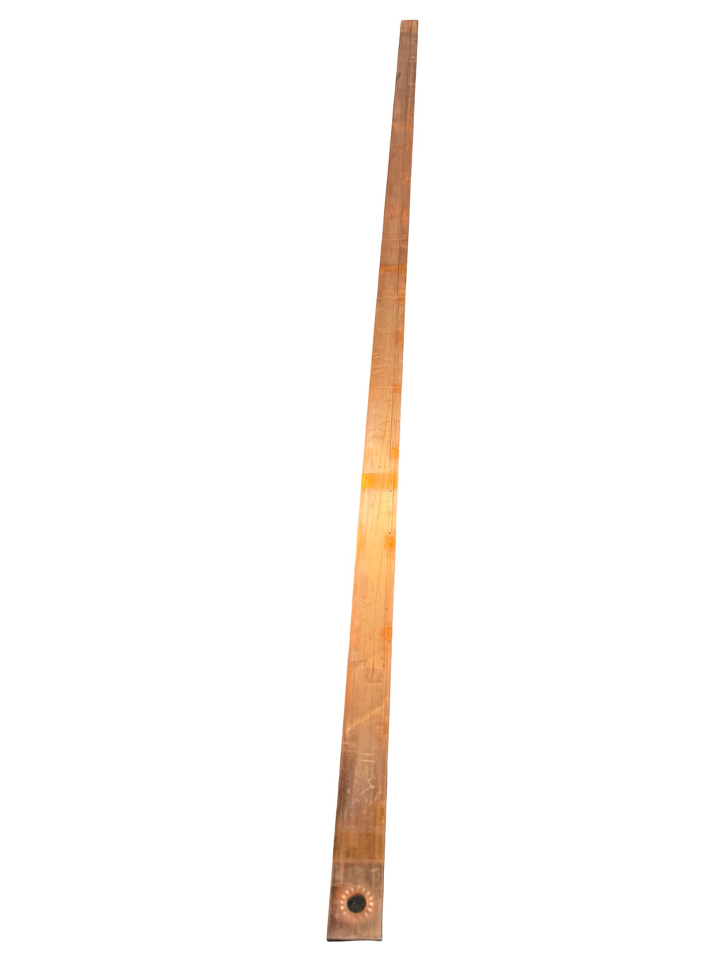 Kupfer Flachstange 1450x30x5mm 1,95kg Cu Stromschiene 11mm Bohrung