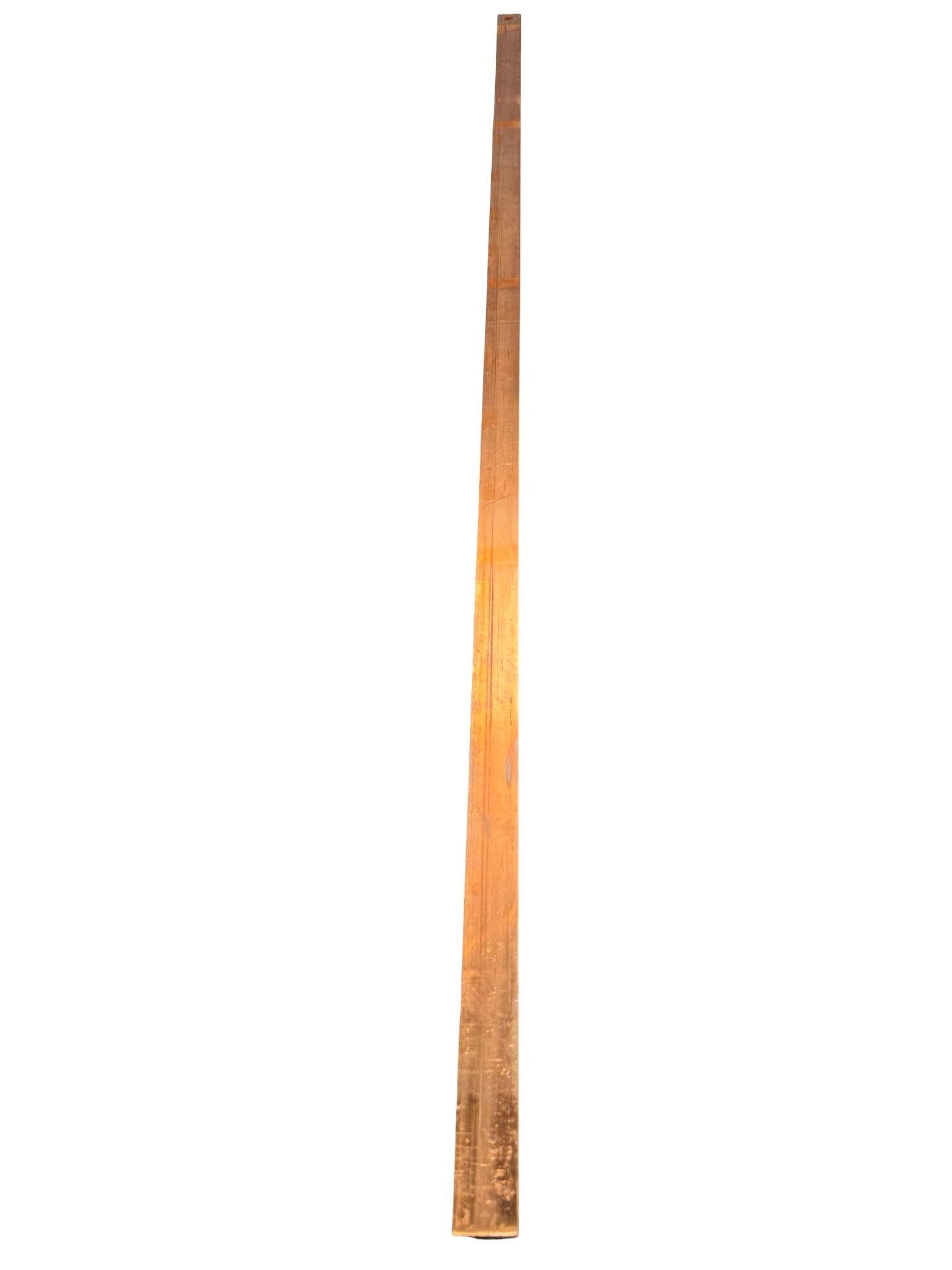 Kupfer Flachstange 1426x30x10mm Cu Stromschiene 11mm Bohrung massiv