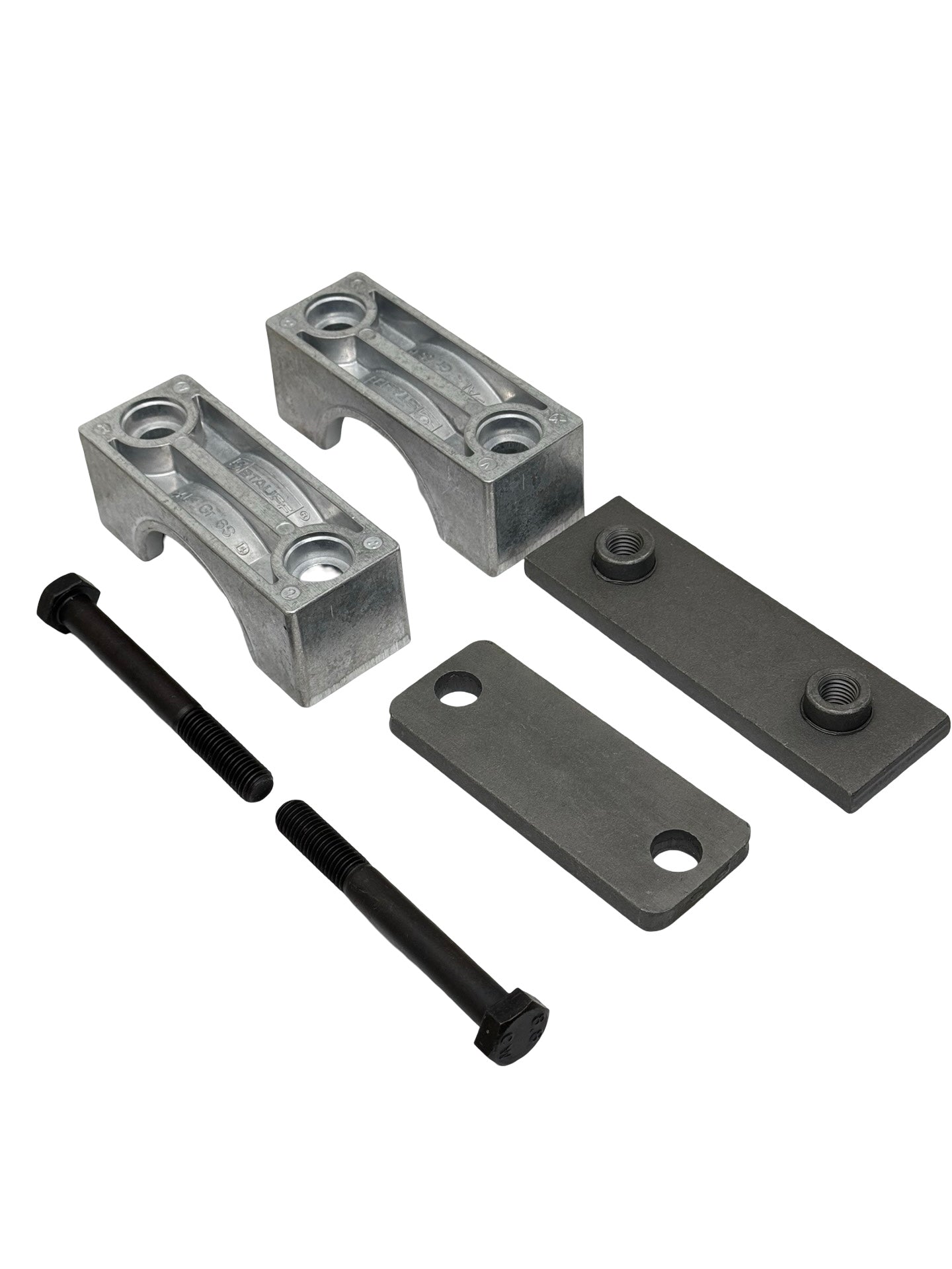STAUFF Rohrschelle SPAL-6061-AL-DPAL-AS-M-W12-K Befestigung Set M12