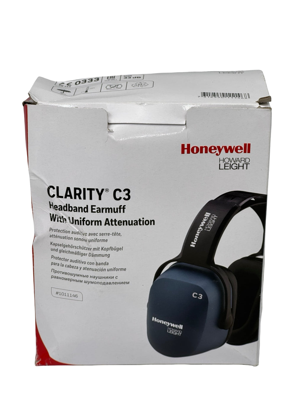 Honeywell Howard Leight Clarity C3 Kapselgehörschutz SNR 33dB Bügel 1011146
