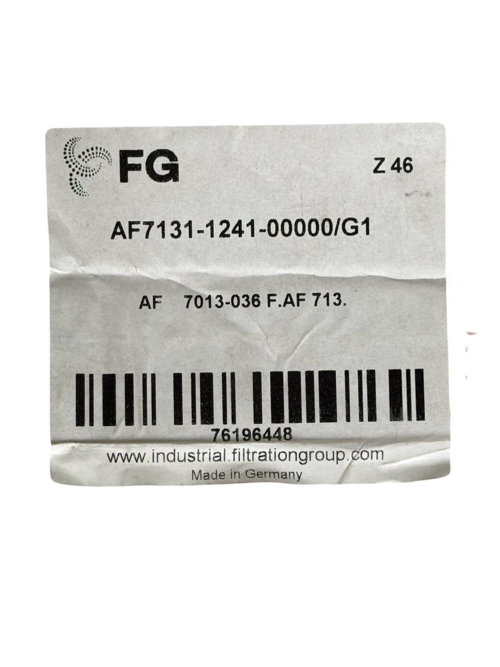 Filtration Group AF7131-1241-00000/G1 Hydraulikfilter Metallkantenfilter AF71