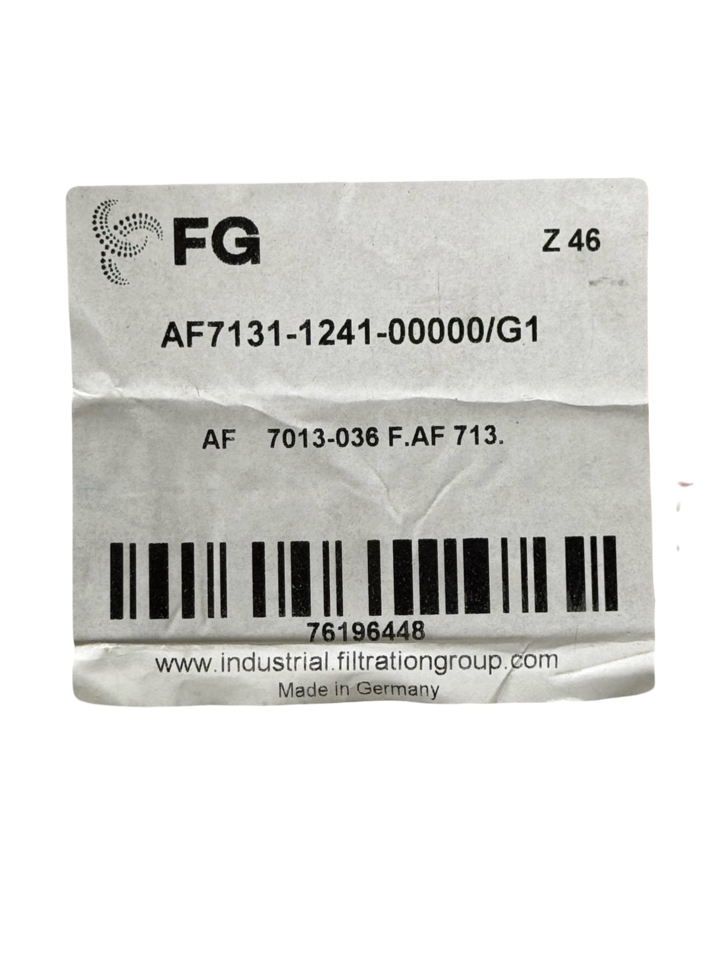 Filtration Group AF7131-1241-00000/G1 Hydraulikfilter Metallkantenfilter AF71