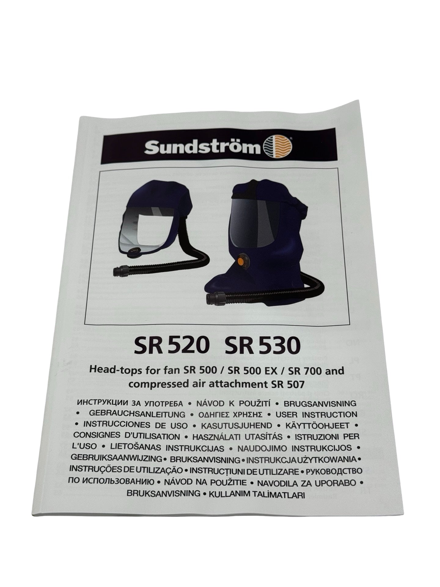 Sundström SR 500 Gebläseeinheit SR 530 Kopfteil Ladegerät Set H06-0912