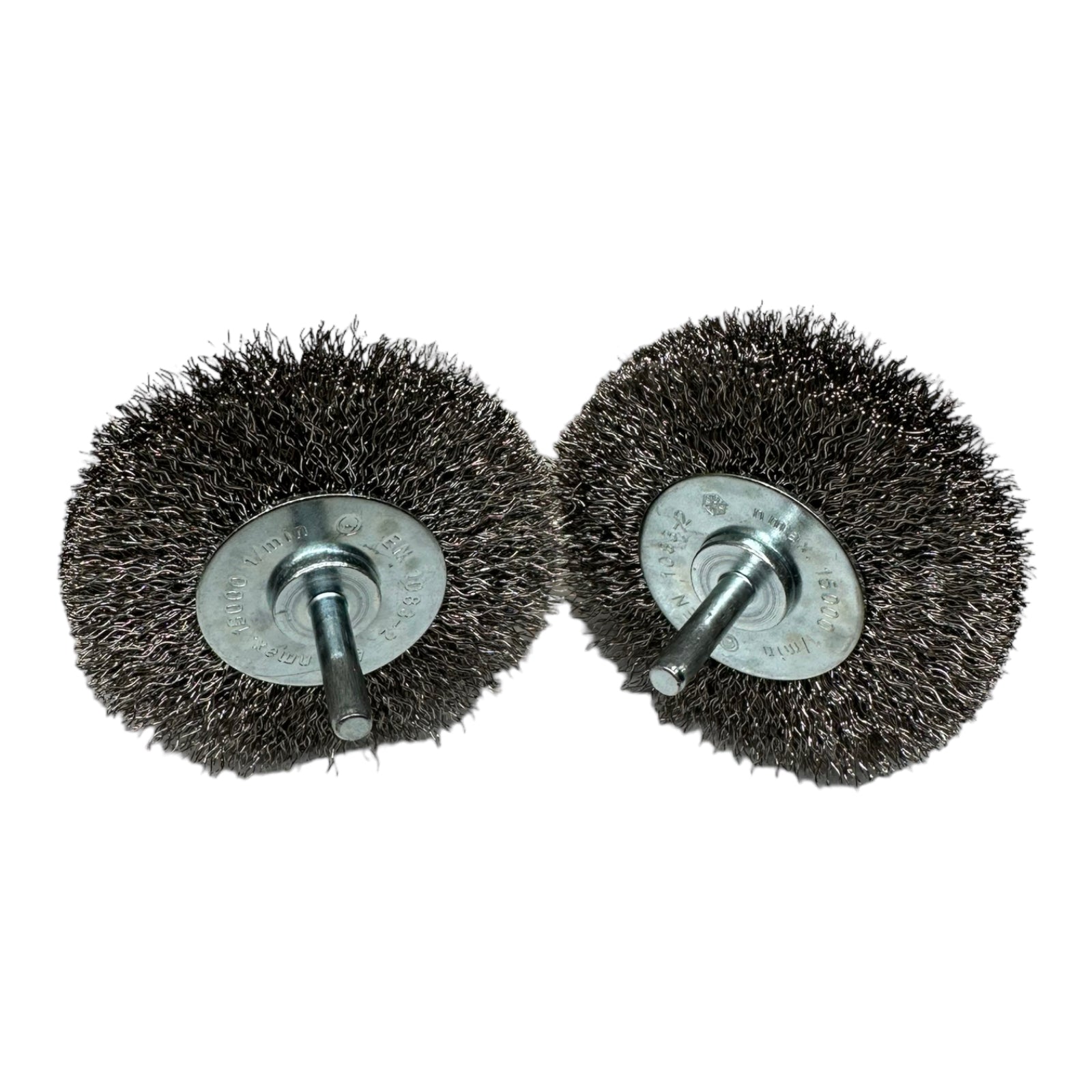 2x Promat Rundbürste Stahldraht Durchmesser: 80mm Schaft: 6mm S.: 0,3mm V2A