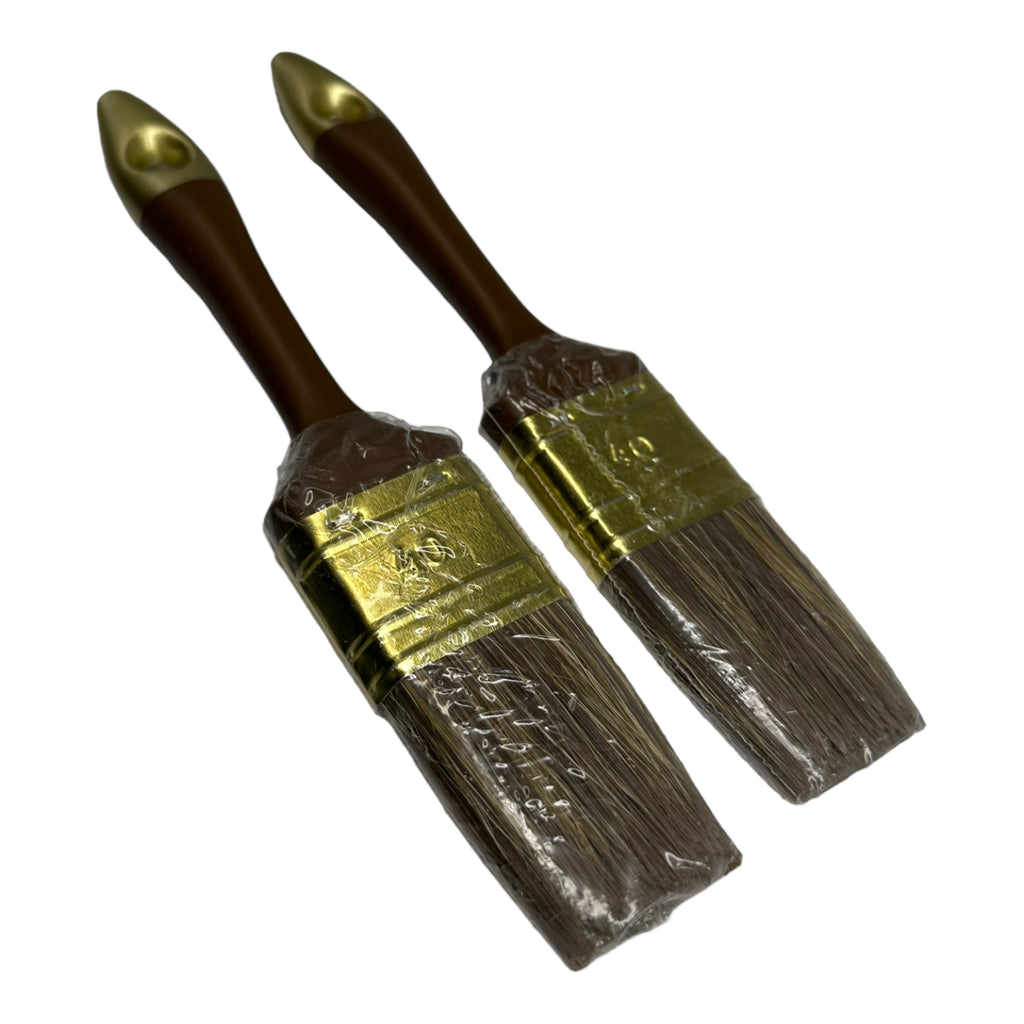 2x Nölle Pinsel Lasurpinsel Acryllackpinsel 40mm Polyesterborste Acryl 56940