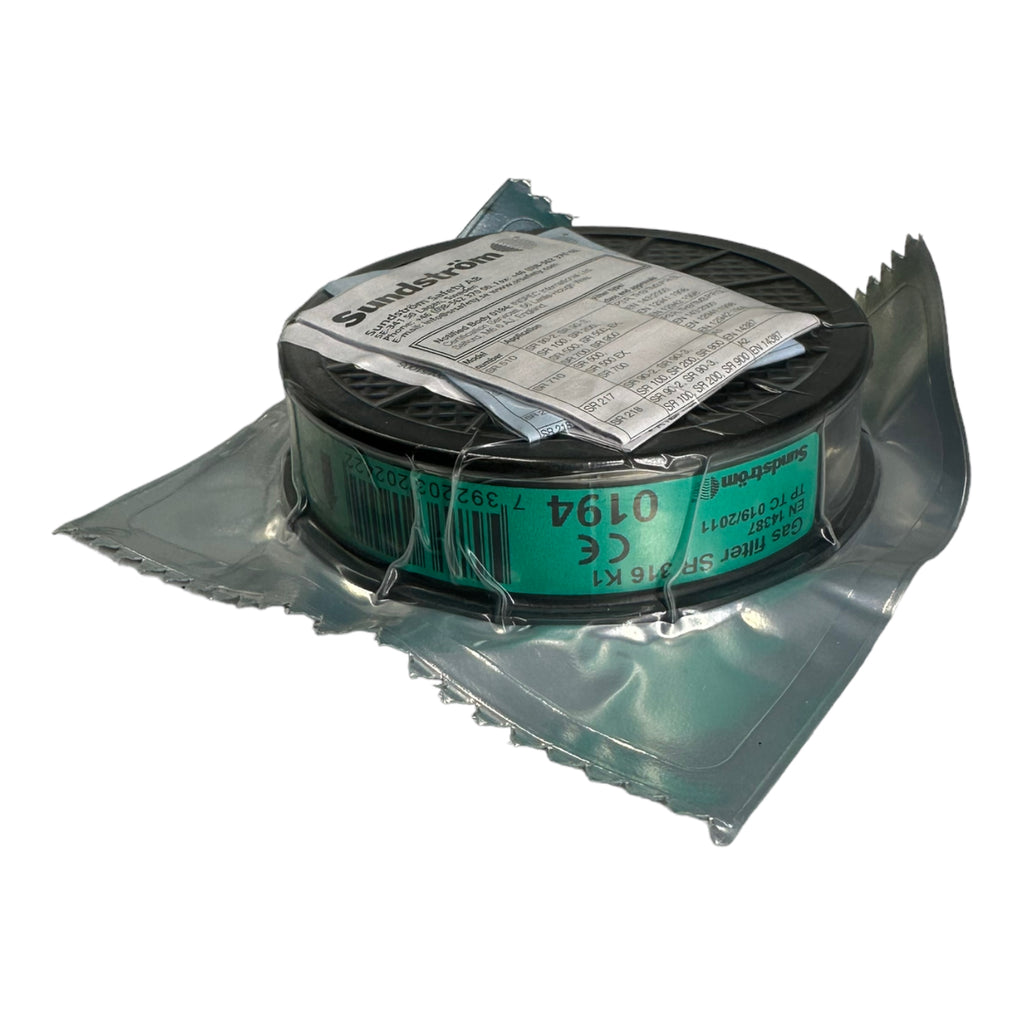 5x Sundström SR316 Gasfilter K1 Klasse 1, Filter Kartusche gegen Ammoniak