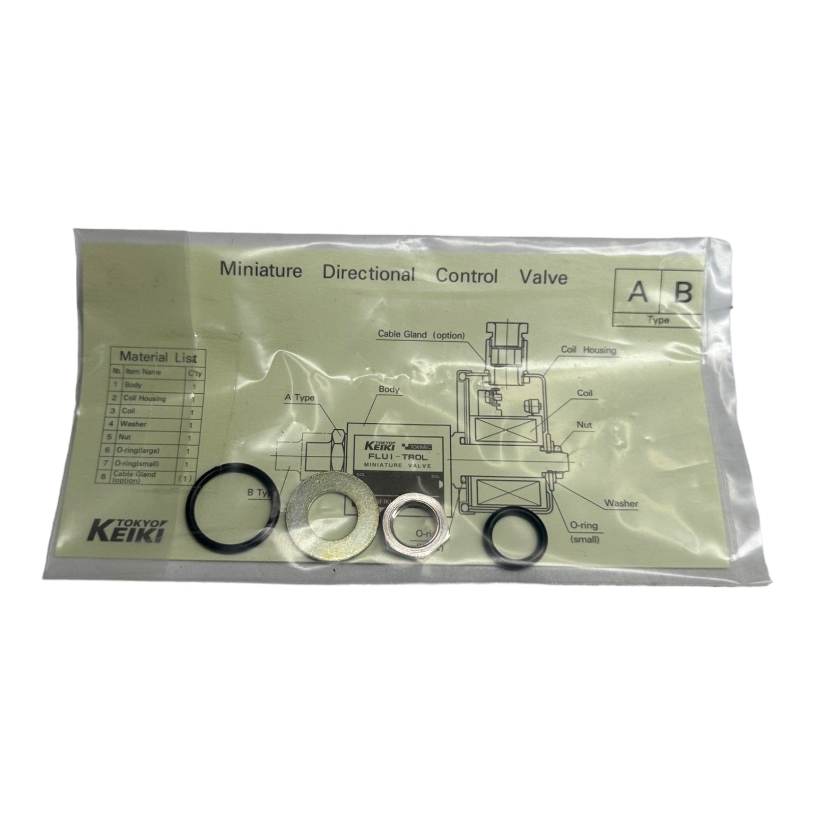 Tokyo Keiki Tokimec Flui-trol miniatur directional control valve Wegeventil DG4M