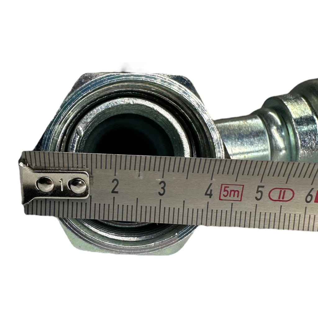 2x Parker 1CF46-28-16 Dichtkegel mit Überwurfmutter & O-Ring / 90° Bogen