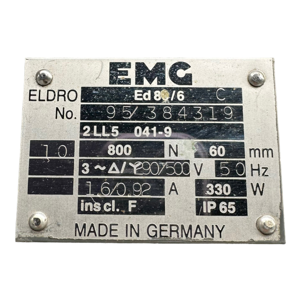 EMG ELDRO ED80/6 Elektrohydraulisches Hubgerät Hubkraft 800N Hub 60mm